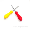 Excellent slotted flat Head Screwdriver with Plastic Handle